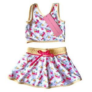 Jane+jo toddler girl 2 piece swimsuit size 3t
